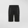 Bermuda con coulisse in cotone stretch