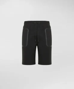 Bermuda con coulisse in cotone stretch