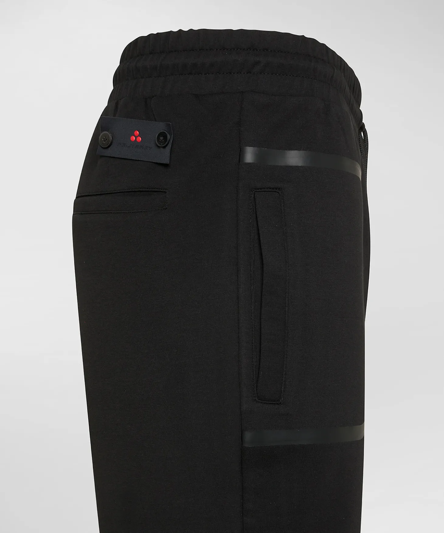Bermuda con coulisse in cotone stretch