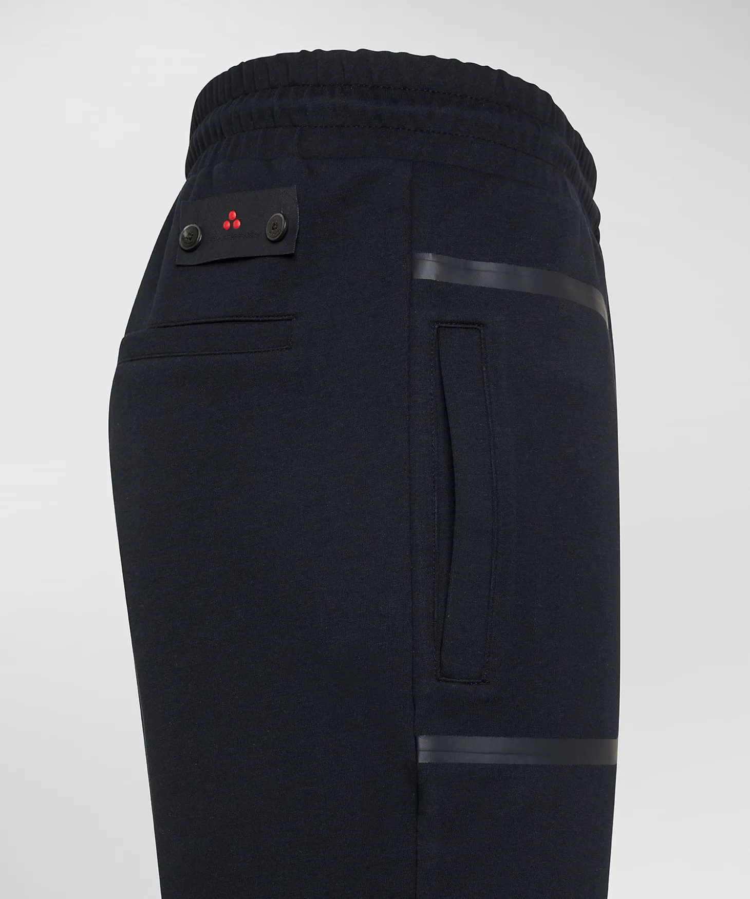 Bermuda con coulisse in cotone stretch