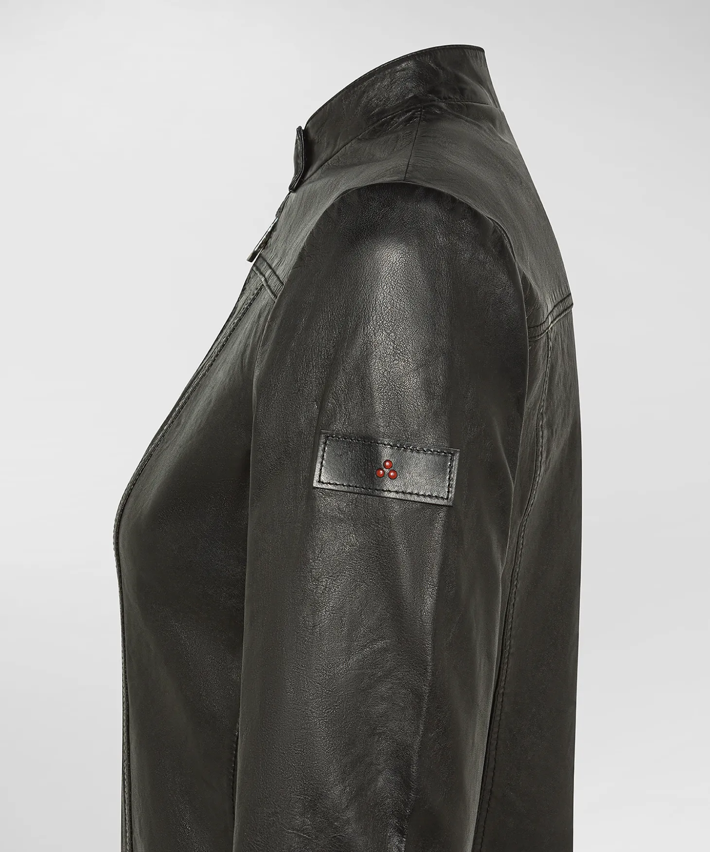 Biker in pelle effetto used