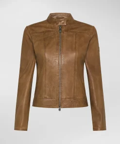 Biker in pelle effetto used