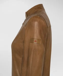 Biker in pelle effetto used