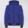 Bomber con cappuccio in tela leggera