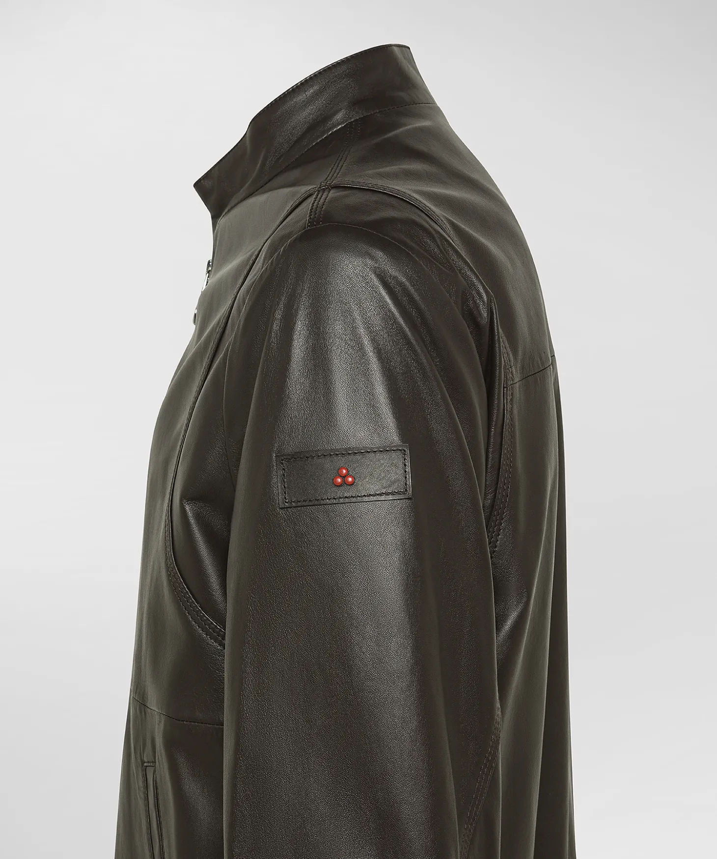 Bomber in nappa tinta