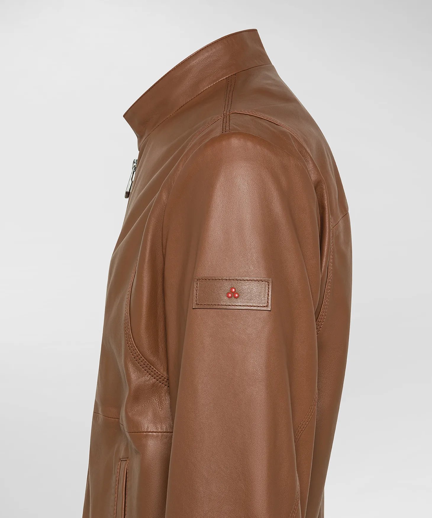 Bomber in nappa tinta