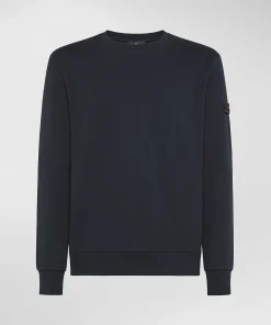 Felpa girocollo in 100% cotone