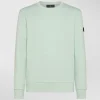 Felpa girocollo in 100% cotone