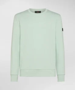 Felpa girocollo in 100% cotone