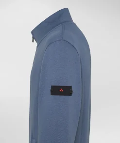 Felpa mezza zip