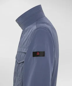 Field jacket in microfibra