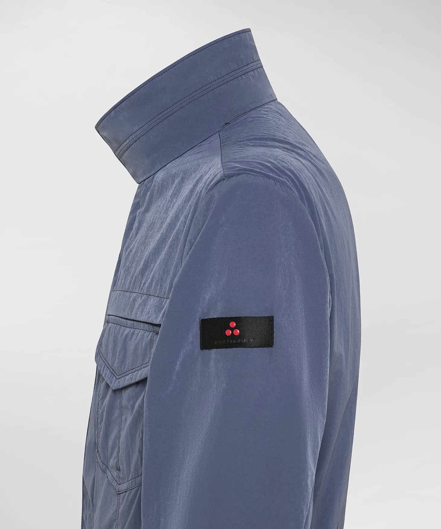 Field jacket in microfibra