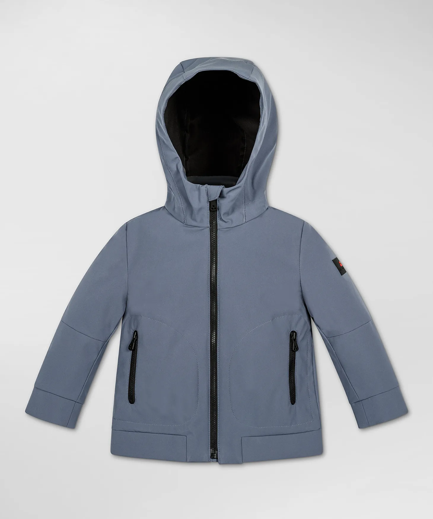 Giacca antivento con zip nera
