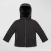 Giacca antivento con zip nera