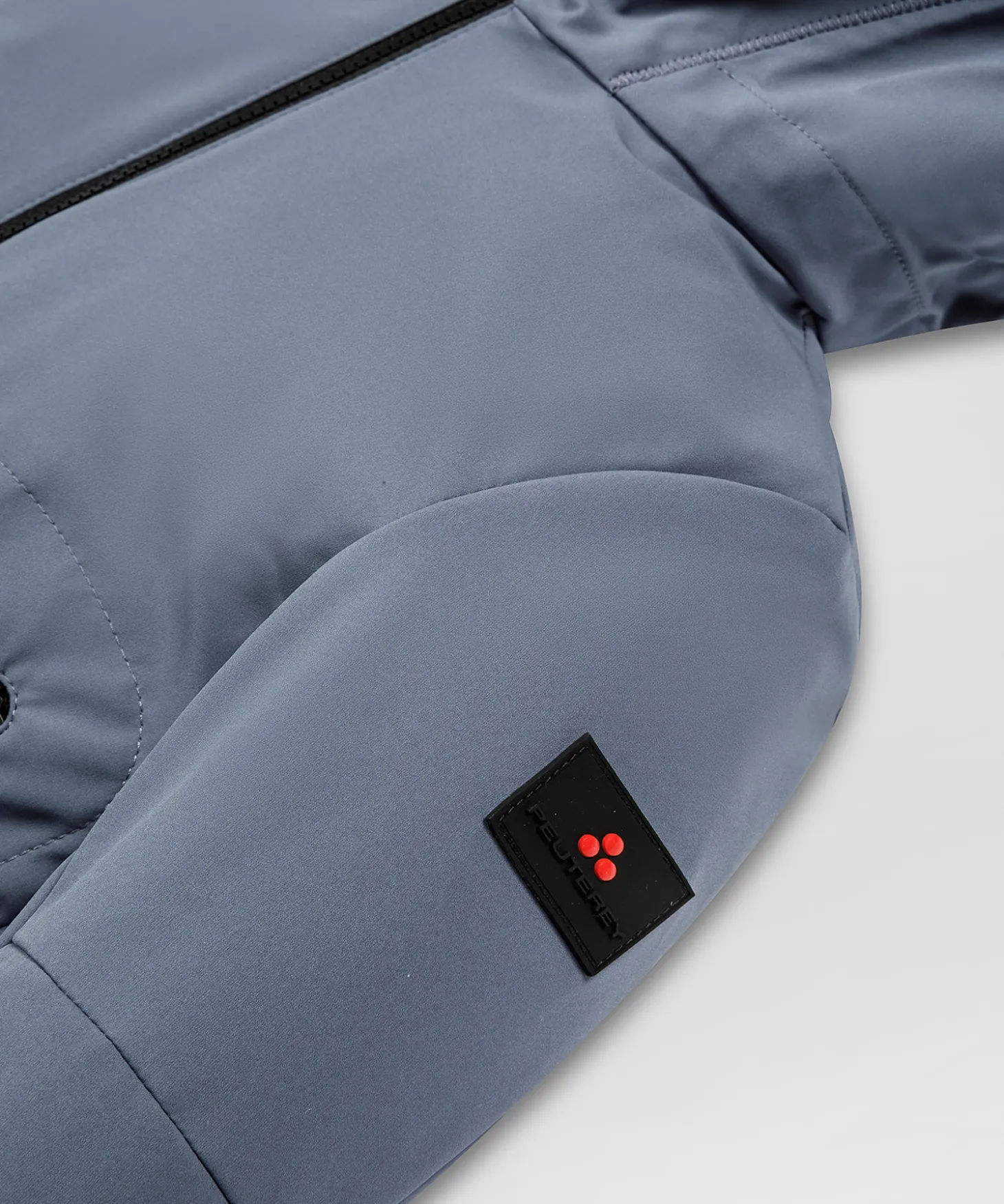 Giacca antivento con zip nera