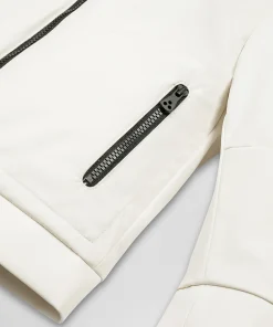 Giacca antivento con zip nera