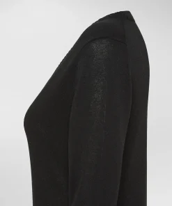 Maglia con scollo a V in tricot