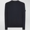 Maglia girocollo in tricot di cotone