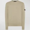 Maglia girocollo in tricot di cotone