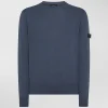 Maglia girocollo in tricot di cotone