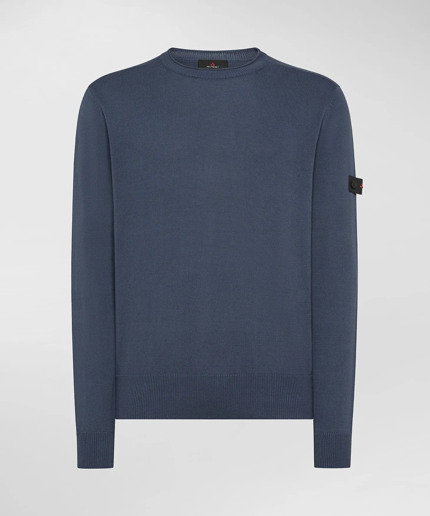 Maglia girocollo in tricot di cotone