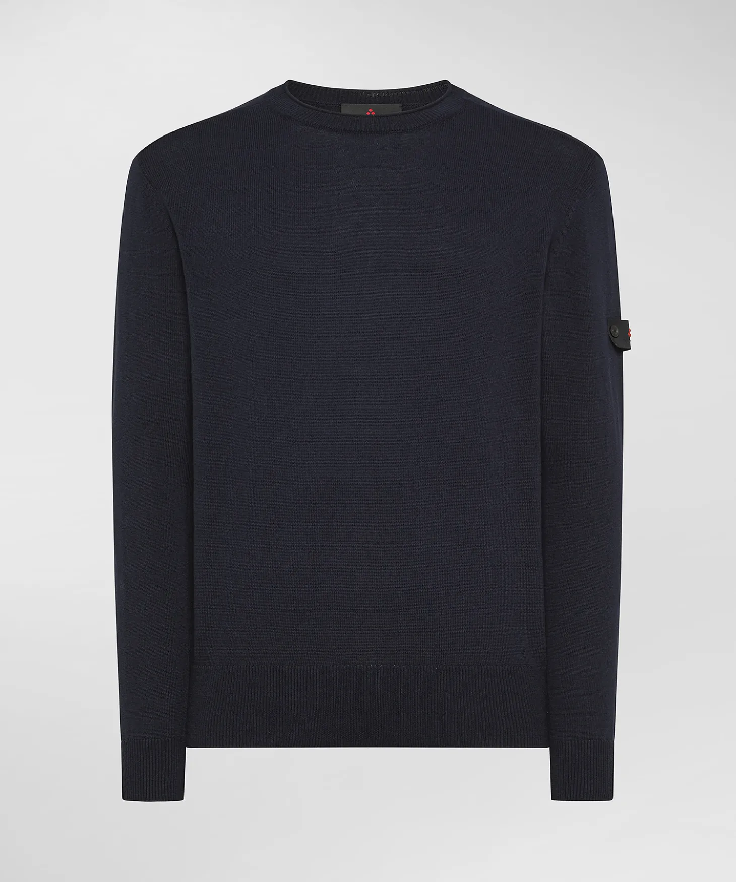 Maglia girocollo in tricot di cotone