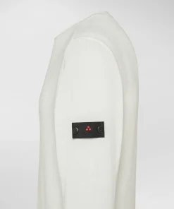 Maglia girocollo in tricot di cotone