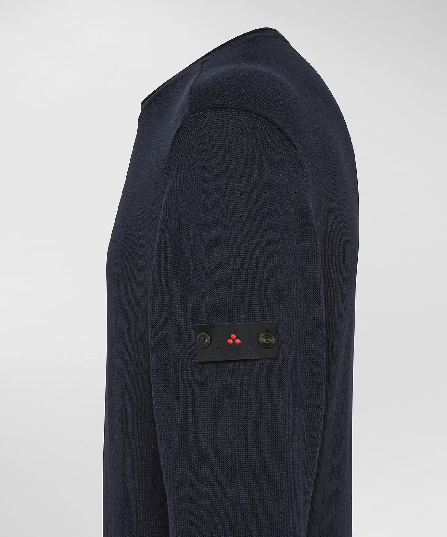 Maglia girocollo in tricot di cotone
