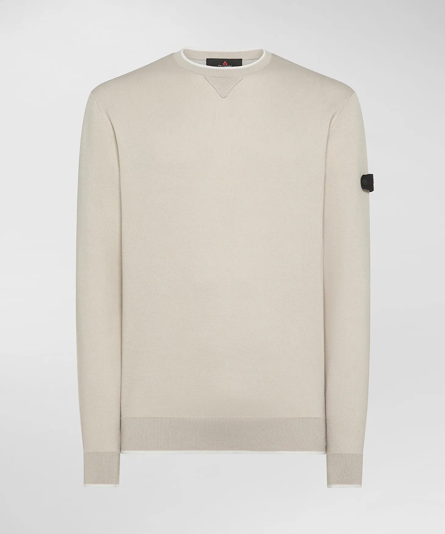 Maglia in misto cotone e nylon effetto felpa