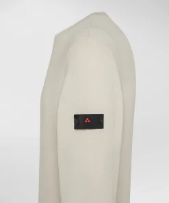 Maglia in misto cotone e nylon effetto felpa