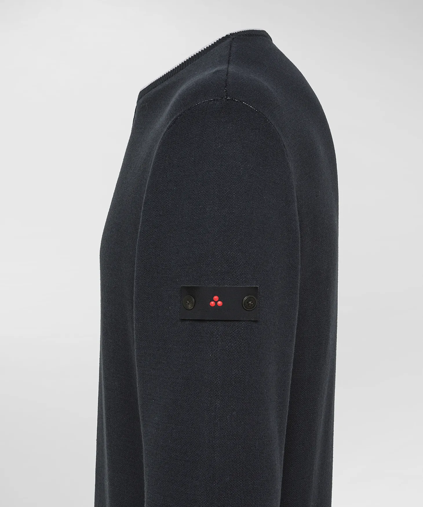 Maglia in misto cotone e nylon effetto felpa
