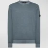 Maglia in tricot di cotone tinto capo