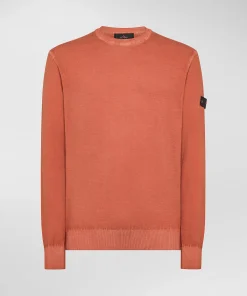 Maglia in tricot di cotone tinto capo