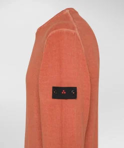 Maglia in tricot di cotone tinto capo