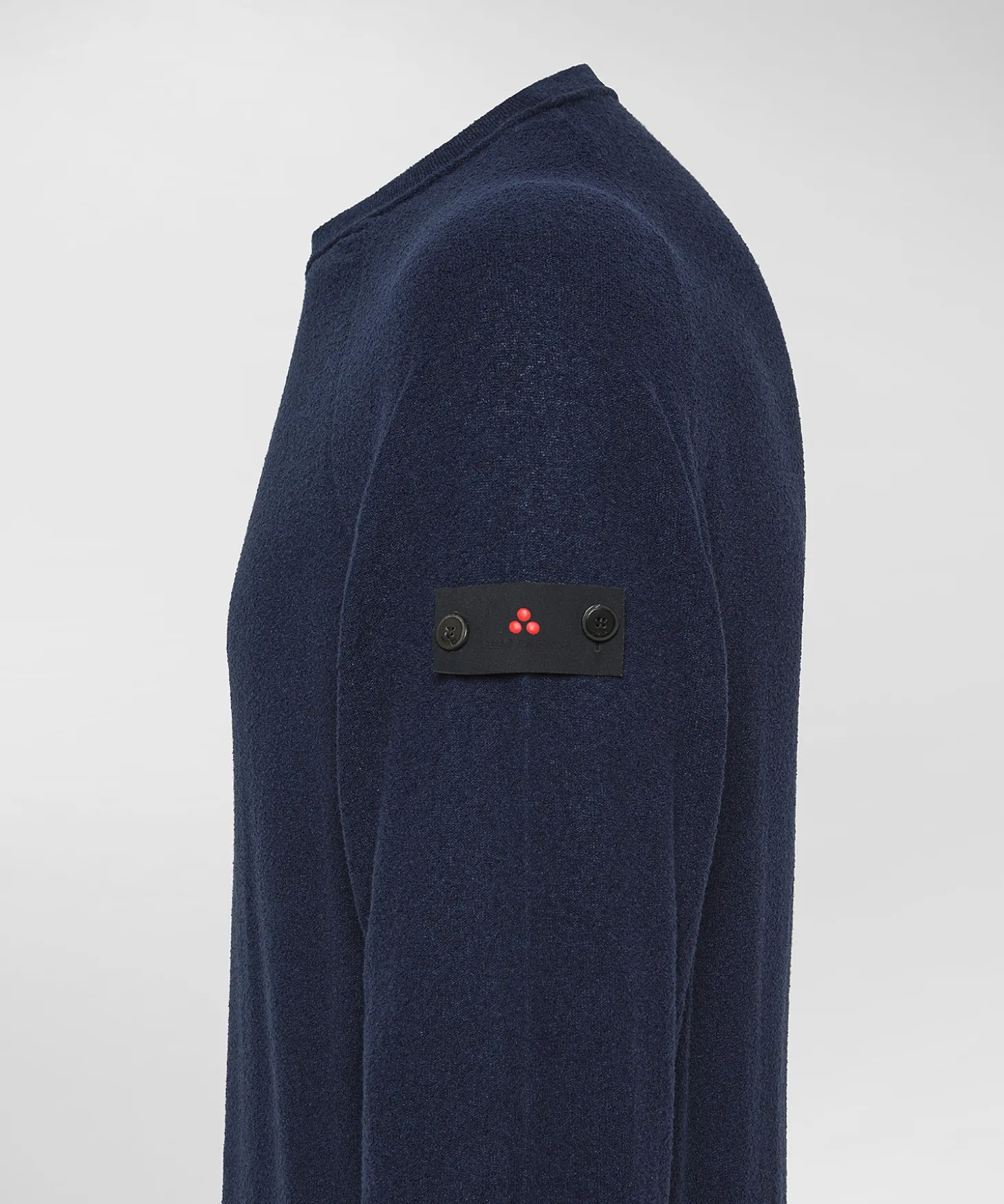 Maglia maniche lunghe in tricot effetto spugna