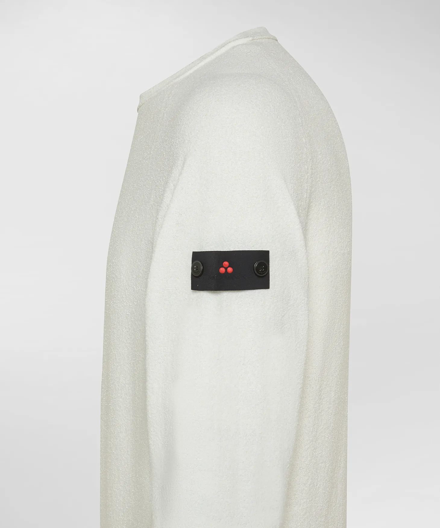 Maglia maniche lunghe in tricot effetto spugna