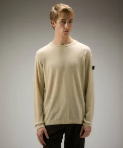 Maglia maniche lunghe in tricot effetto spugna