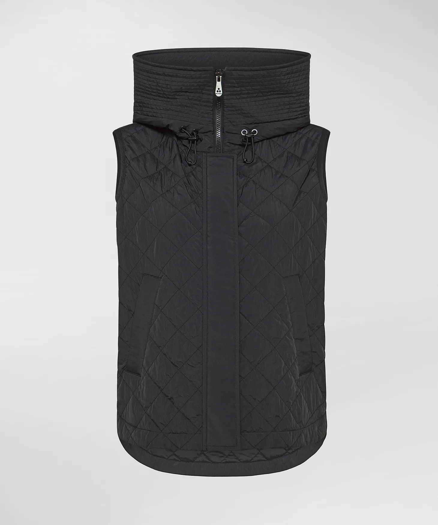Padded vest con cappuccio