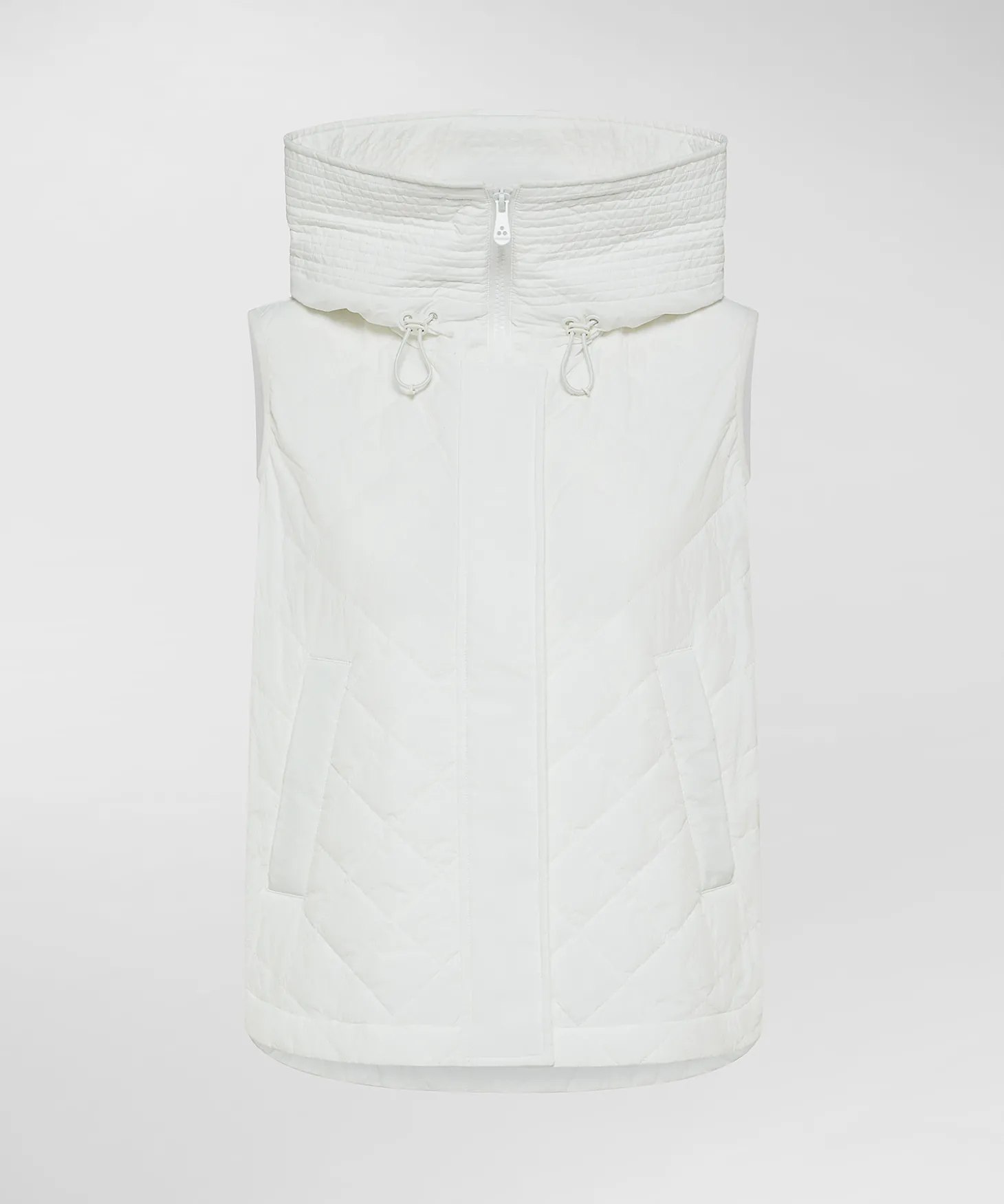 Padded vest con cappuccio
