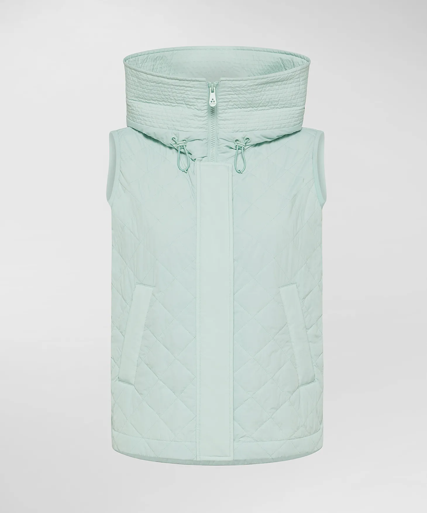 Padded vest con cappuccio