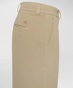 Pantaloni in gabardina di cotone stretch