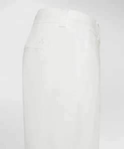 Pantaloni in gabardina di cotone stretch