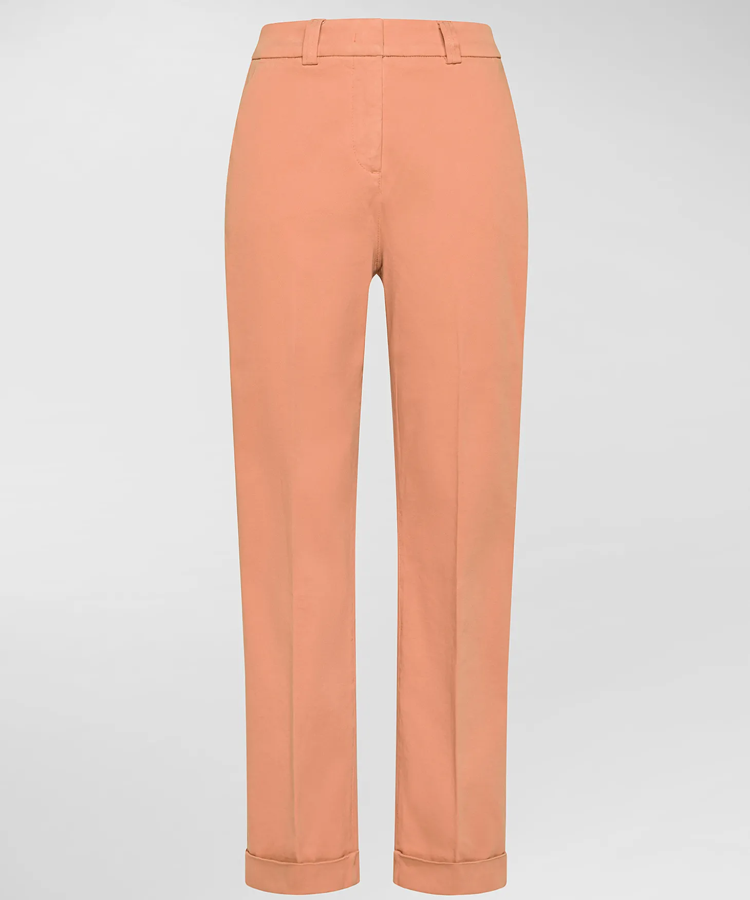 Pantaloni in gabardina di cotone stretch