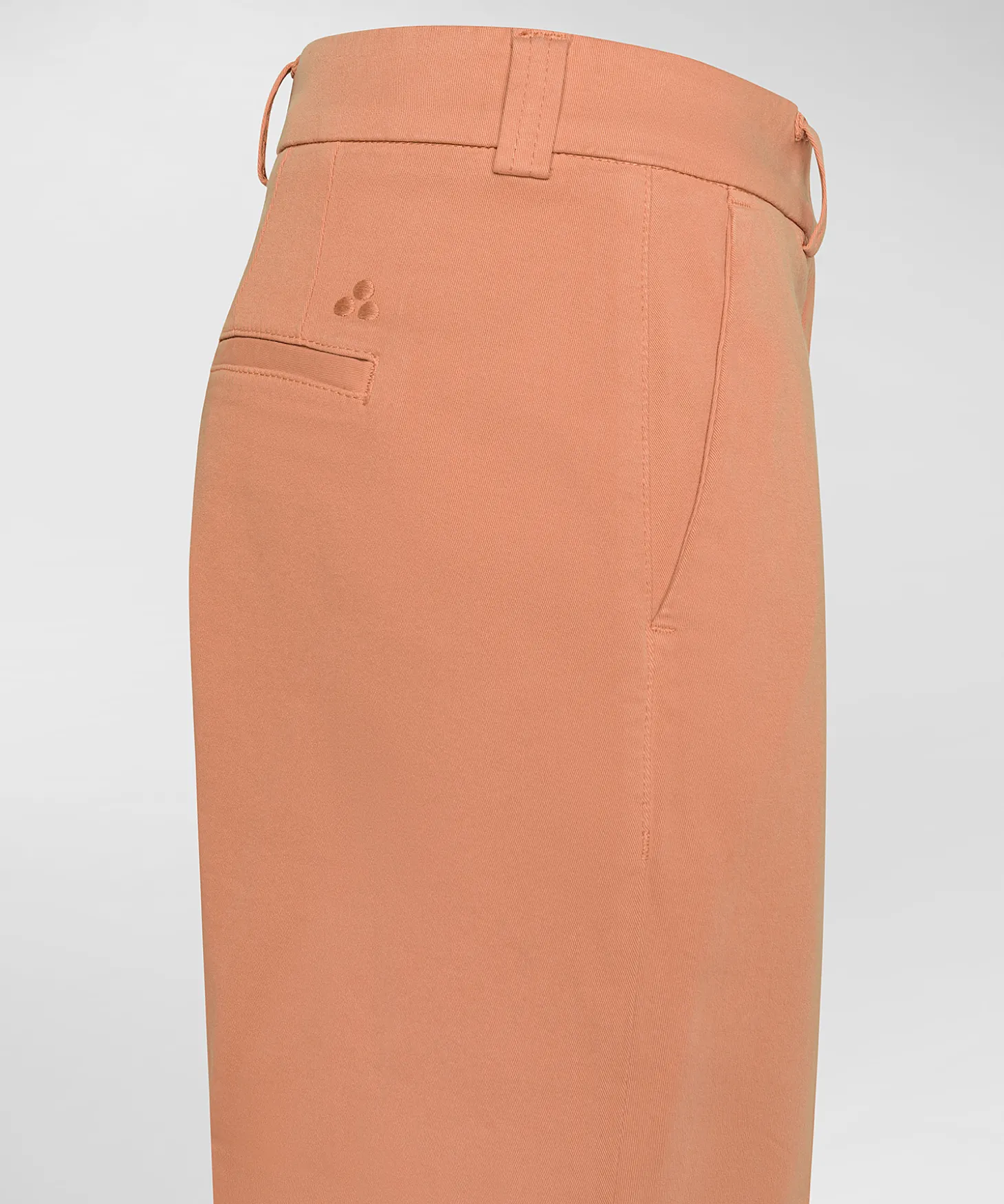 Pantaloni in gabardina di cotone stretch