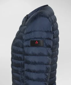 Piumino avvitato con zip obliqua
