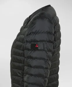 Piumino avvitato con zip obliqua