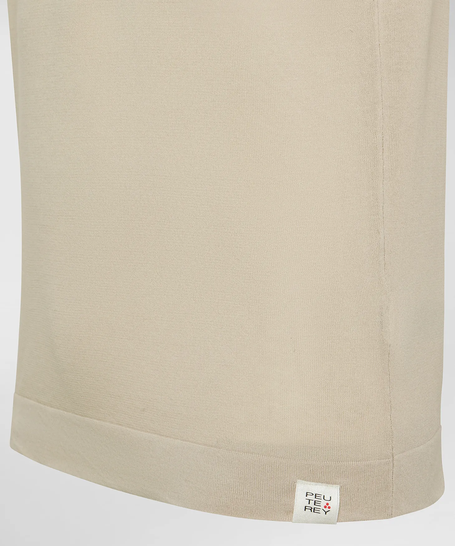 Polo classica in tricot di cotone, tinto capo