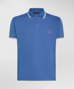 Polo in piqué di cotone stretch