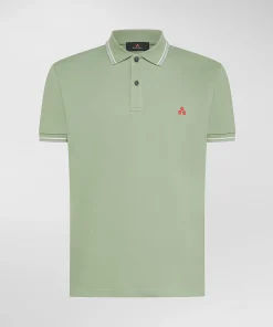Polo in piqué di cotone stretch