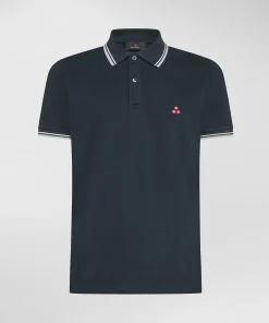 Polo in piqué di cotone stretch